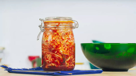 Et glass med Kimchi